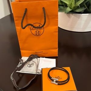 COPY - HERMĒS:  Tournis Tresse Bracelet